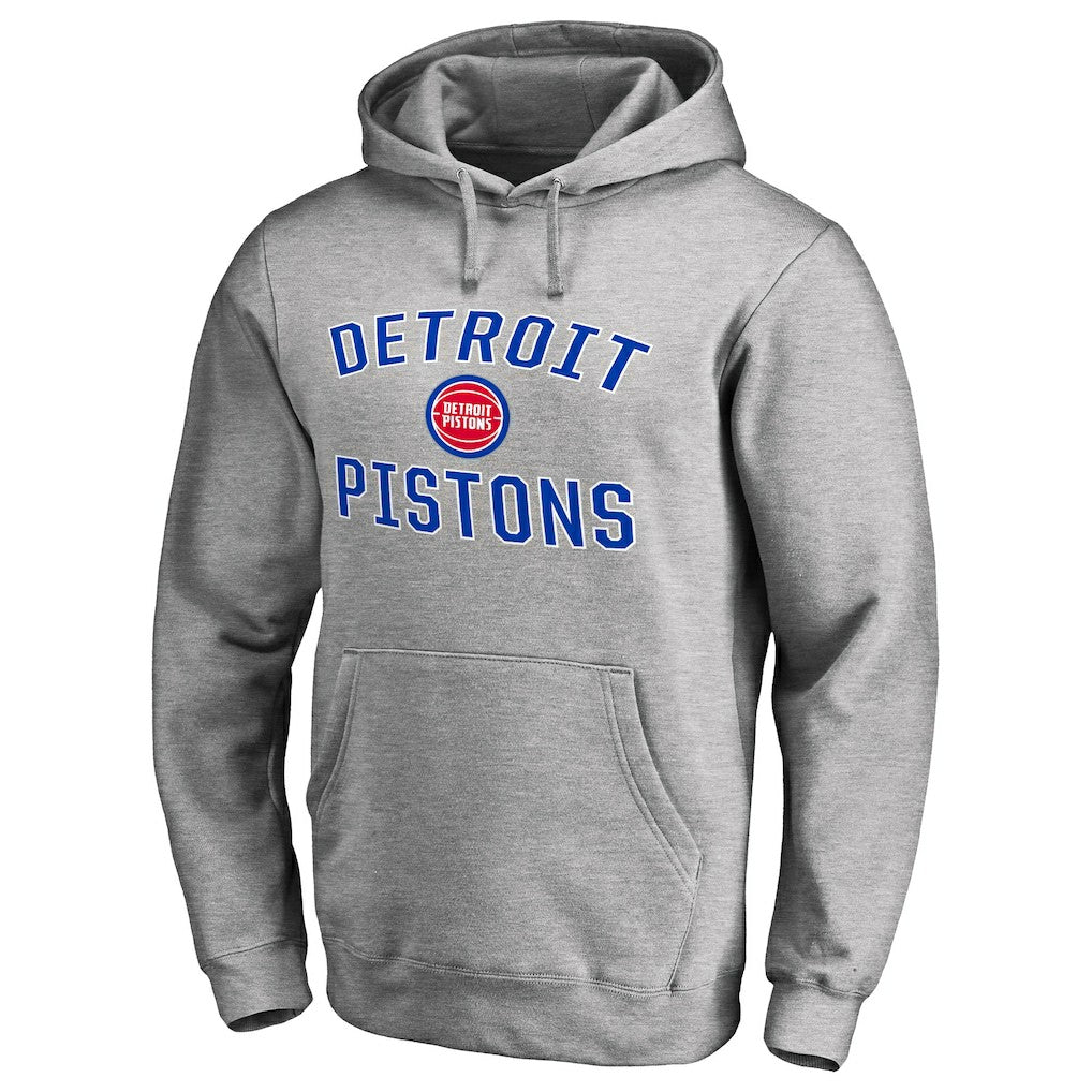 Detroit Pistons Victory Arch Pullover Hoodie sale - Ash on sale