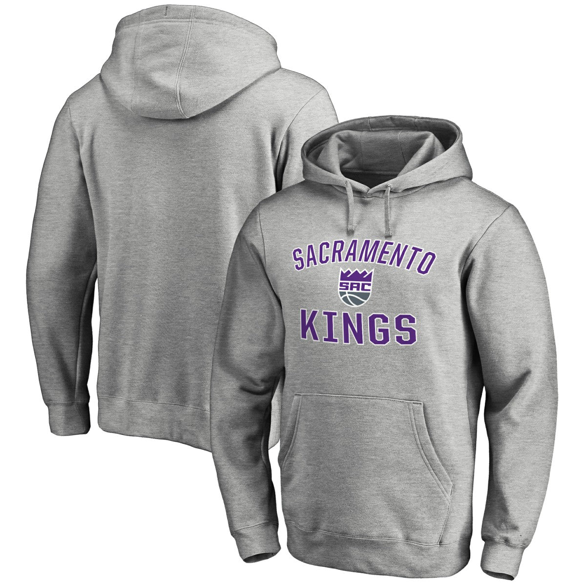 Sacramento Kings Victory Arch Pullover Hoodie - Ash sale
