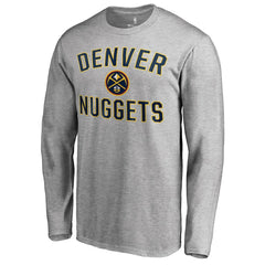 Denver Nuggets Victory Arch Long Sleeve T-Shirt sale - Ash discount