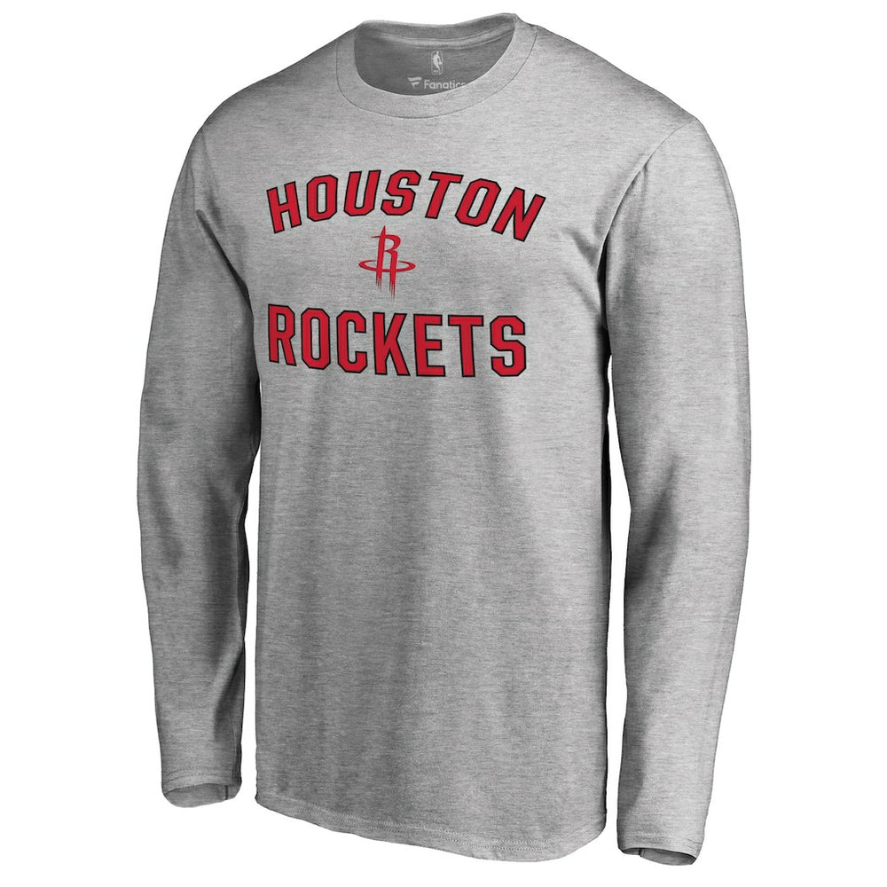 Houston Rockets Victory Arch Long Sleeve T-Shirt - Ash shop