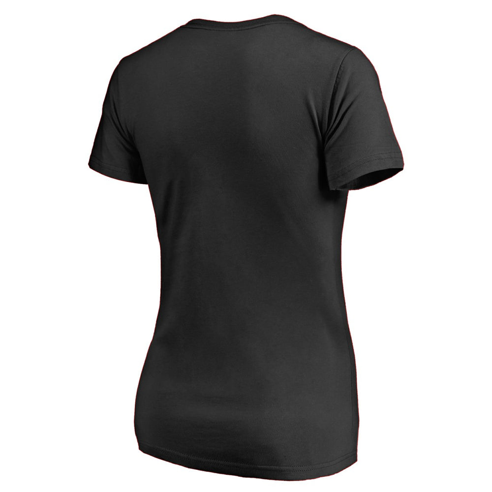 San Antonio Spurs Women's Primary Logo V-Neck T-Shirt - Black online