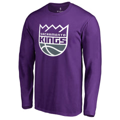 Sacramento Kings Primary Logo 2 Long Sleeve T-Shirt - Purple sale