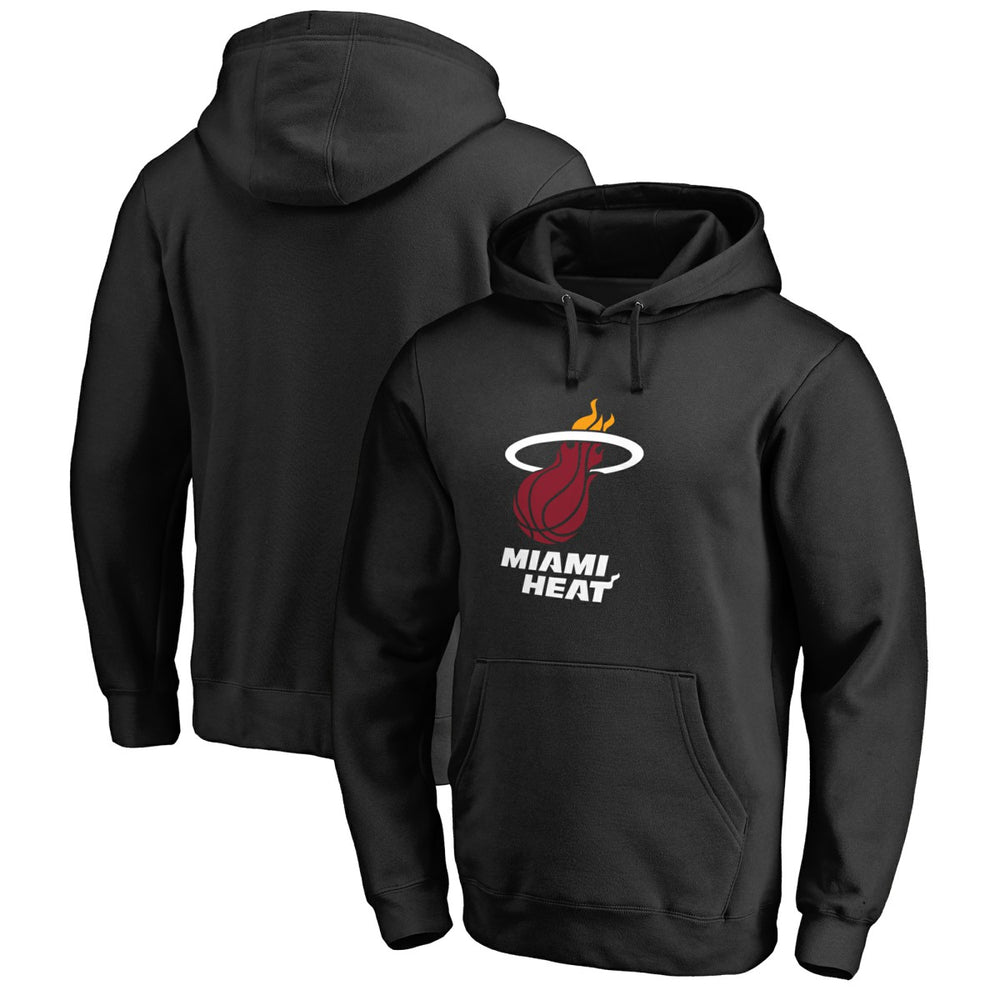 Miami Heat Primary Logo Pullover Hoodie - Black shop