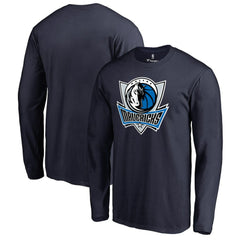Dallas Mavericks Primary Logo Long Sleeve T-Shirt sale - Navy shop