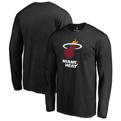 Miami Heat Primary Logo Long Sleeve T-Shirt - Black discount