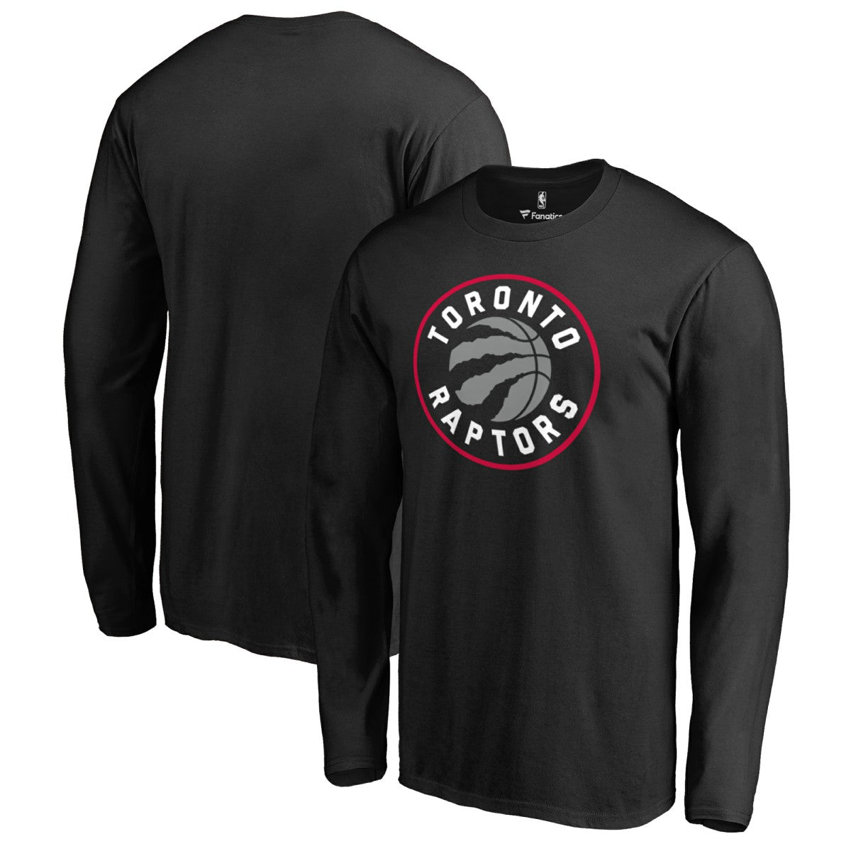 Toronto Raptors Primary Logo Long Sleeve T-Shirt - Black for sale