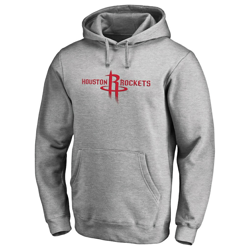 Houston Rockets Primary Logo Pullover Hoodie sale - Heather Gray for sale