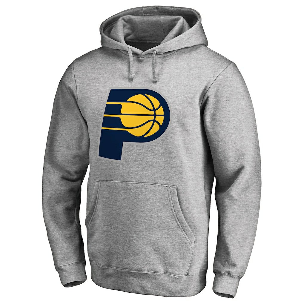 Indiana Pacers Primary Logo Pullover Hoodie - Heather Gray shop