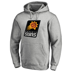 Phoenix Suns Primary Logo Pullover Hoodie - Heather Gray on sale