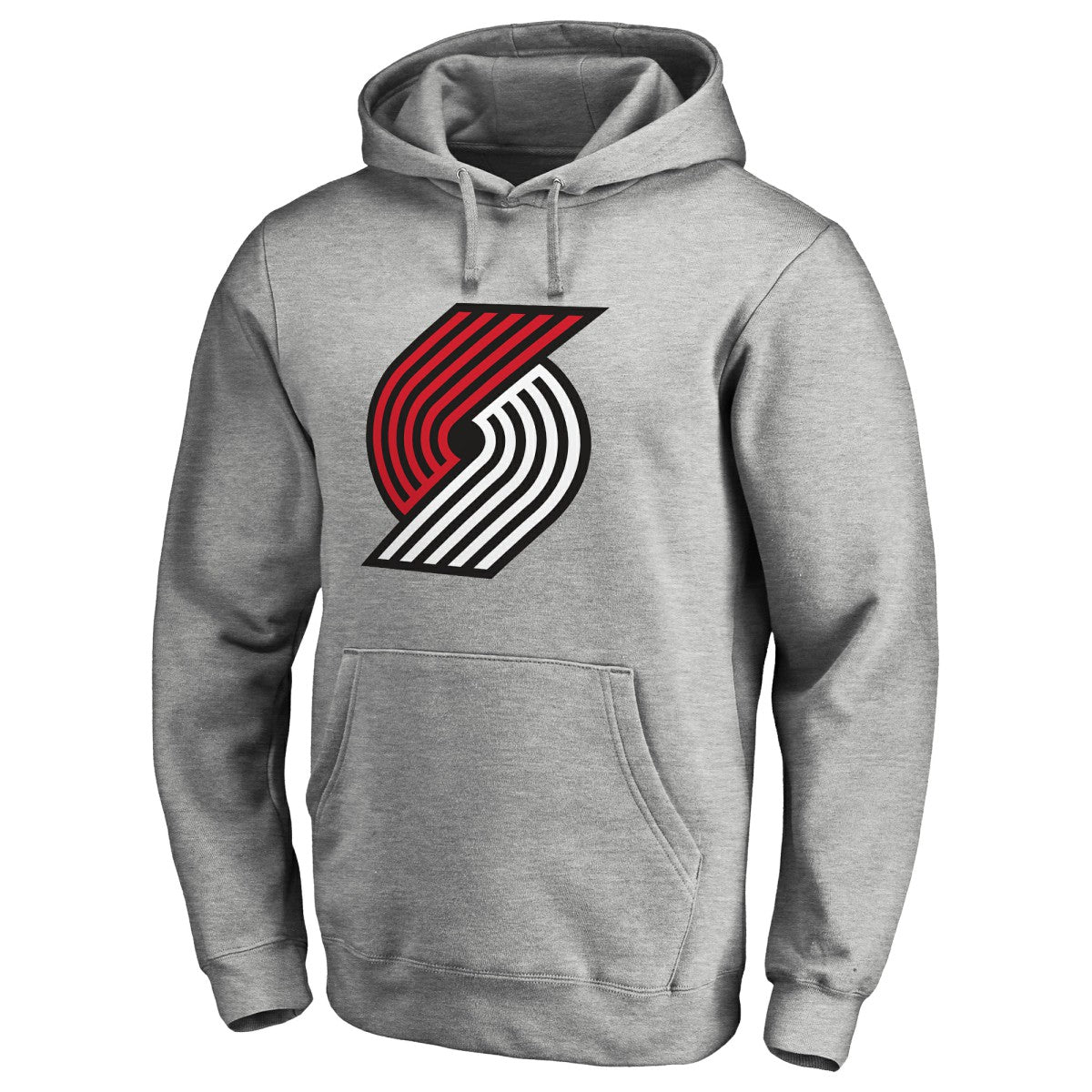 Portland Trail Blazers Primary Logo Pullover Hoodie - Heather Gray cheap