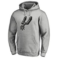 San Antonio Spurs Primary Logo Pullover Hoodie - Heather Gray cheap