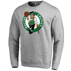 Boston Celtics Primary Logo Sweatshirt - Heathered Gray on sale