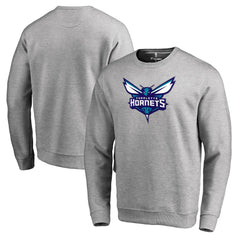 Charlotte Hornets Primary Logo Sweatshirt - Heathered Gray on sale
