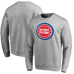 Detroit Pistons Primary Logo Sweatshirt sale - Heathered Gray shop