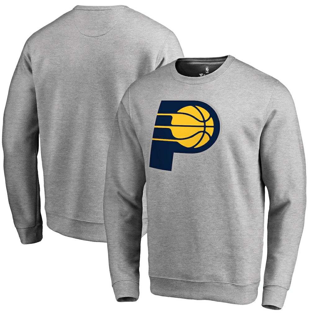 Indiana Pacers Primary Logo Sweatshirt - Heathered Gray outlet