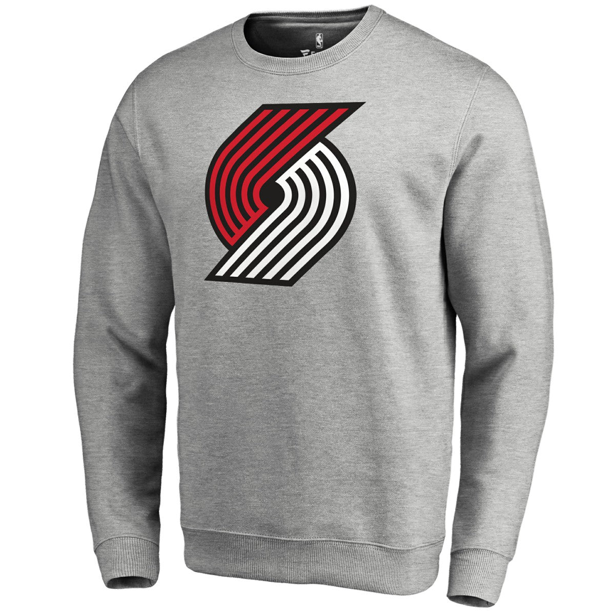 Portland Trail Blazers Primary Logo Sweatshirt - Heathered Gray discount