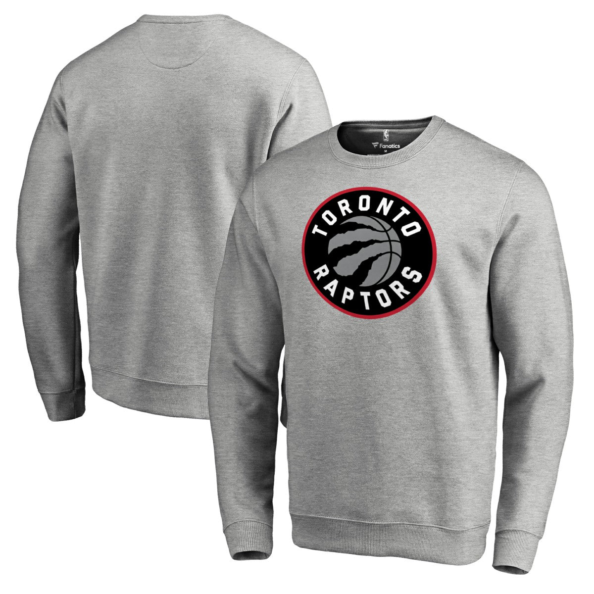Toronto Raptors Primary Logo Sweatshirt - Heathered Gray outlet