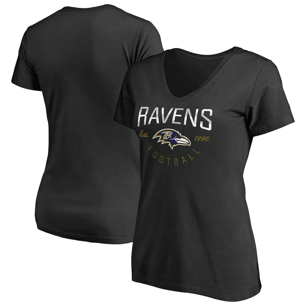 Baltimore Ravens Women's Live For It T-Shirt - Black sale
