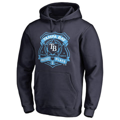 Tampa Bay Rays Police Badge Pullover Hoodie - Navy