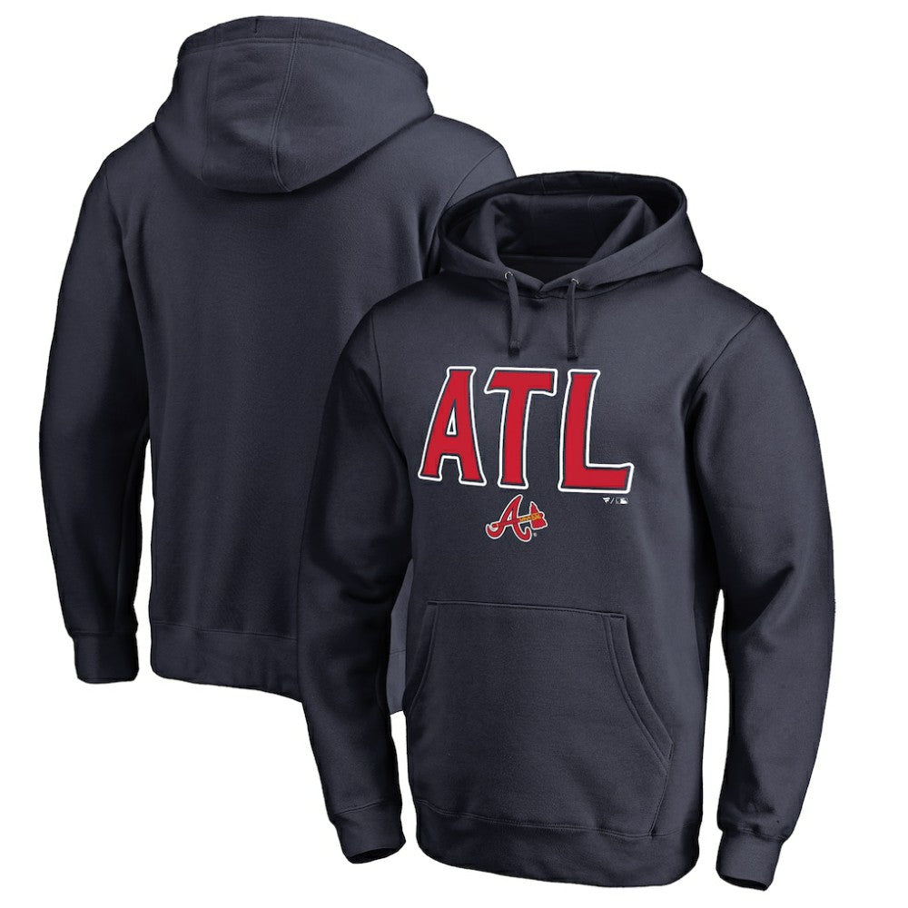 Atlanta Braves ATL Hometown Pullover Hoodie - Navy