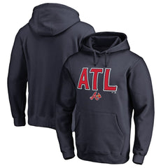 Atlanta Braves ATL Hometown Pullover Hoodie - Navy