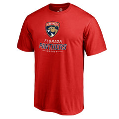 Florida Panthers Team Lockup T-Shirt Red