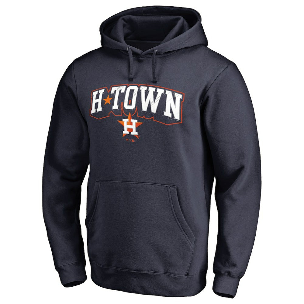 Houston Astros H Town Hometown Pullover Hoodie - Navy