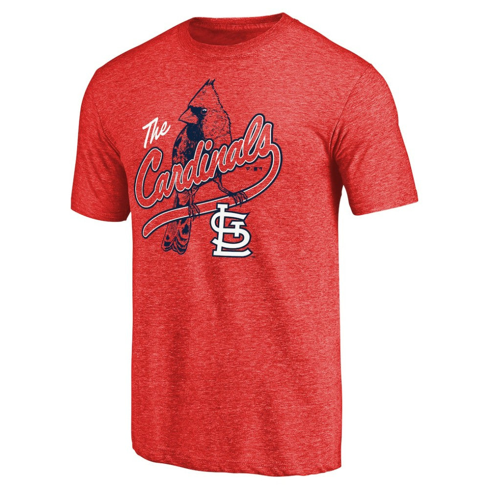 St. Louis Cardinals Perch Hometown Tri-Blend T-Shirt - Red