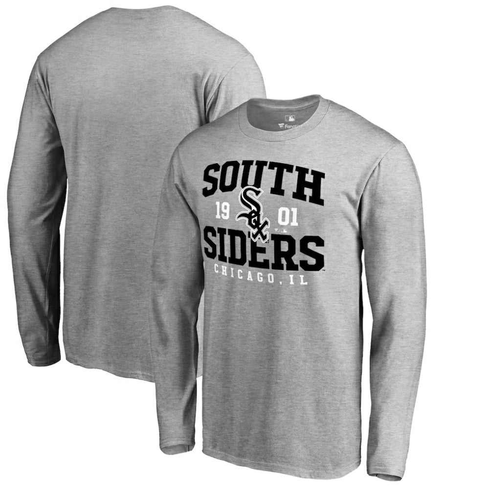 Chicago White Sox South Siders Hometown Long Sleeve T-Shirt - Ash