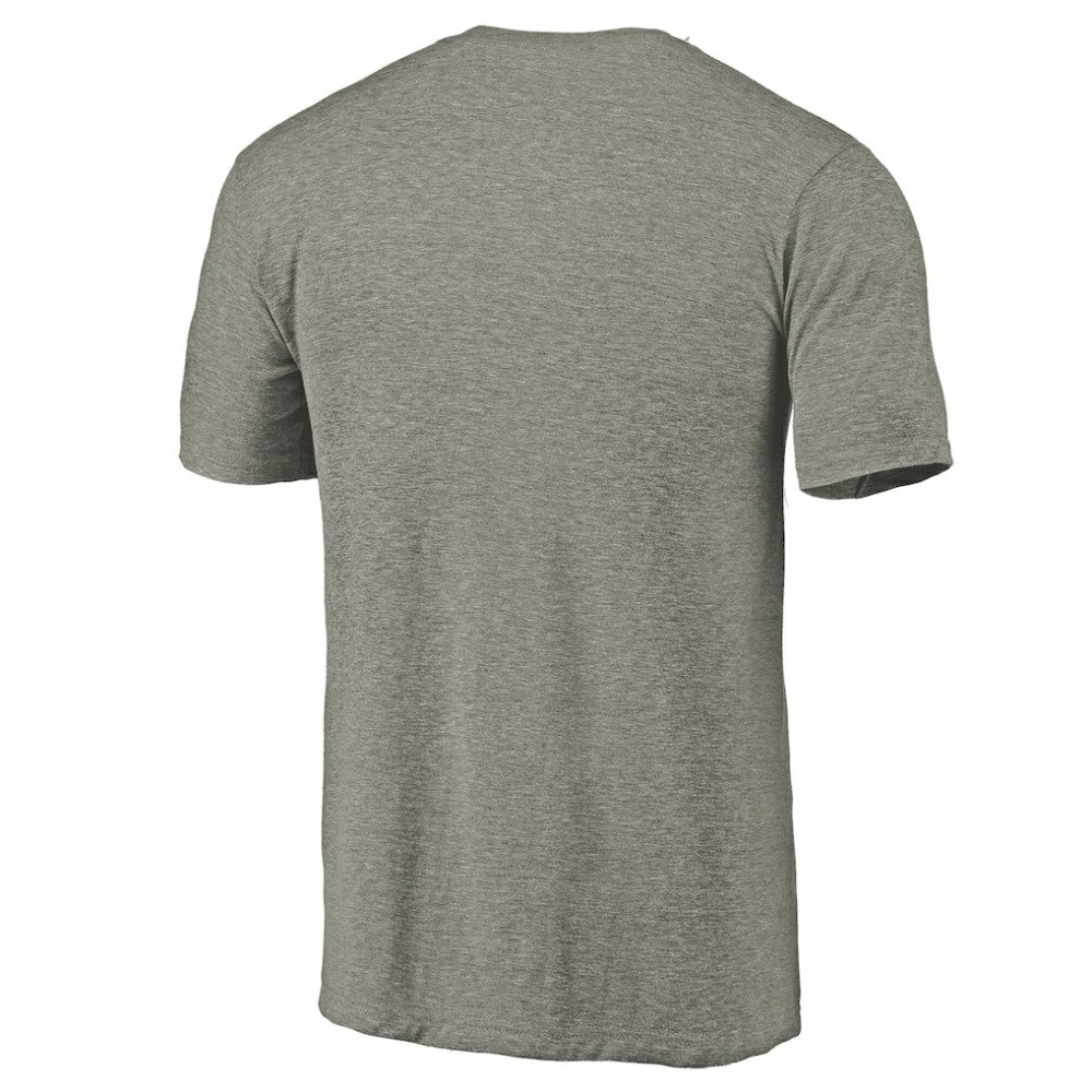 Chicago Blackhawks Throwback Logo 1960-1961 Tri-Blend T-Shirt Ash