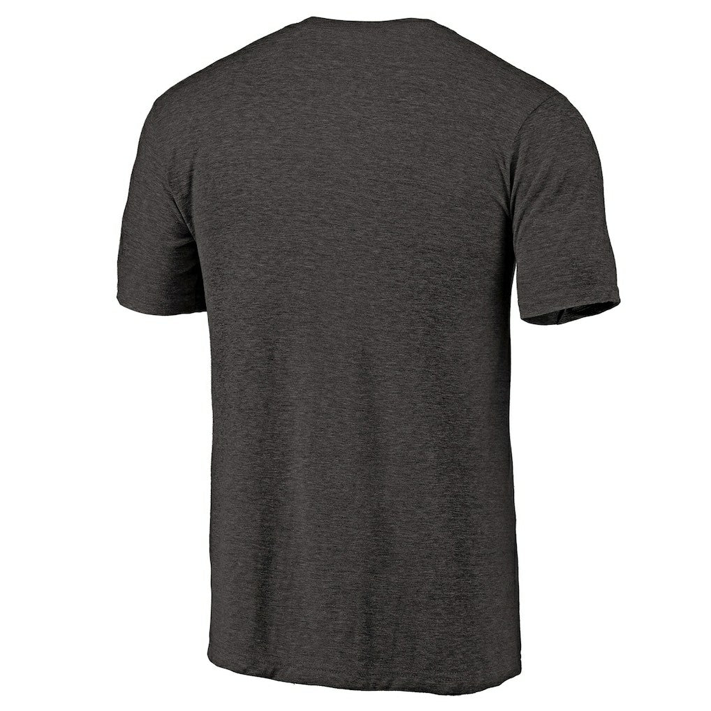 Brooklyn Nets Distressed Team Logo Tri-Blend T-Shirt - Heather Black discount