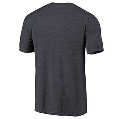 Denver Nuggets Distressed Team Logo Tri-Blend T-Shirt sale - Heather Navy cheap