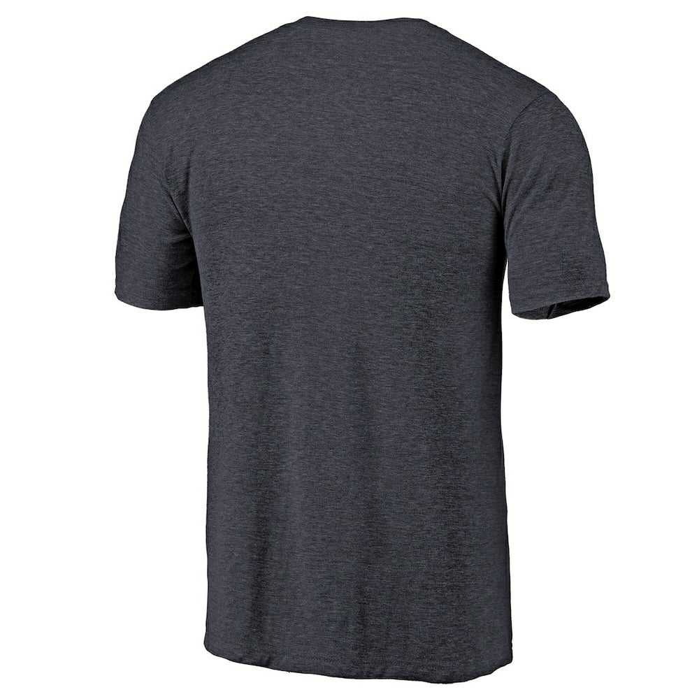 Oklahoma City Thunder Distressed Team Logo Tri-Blend T-Shirt - Heather Navy for sale