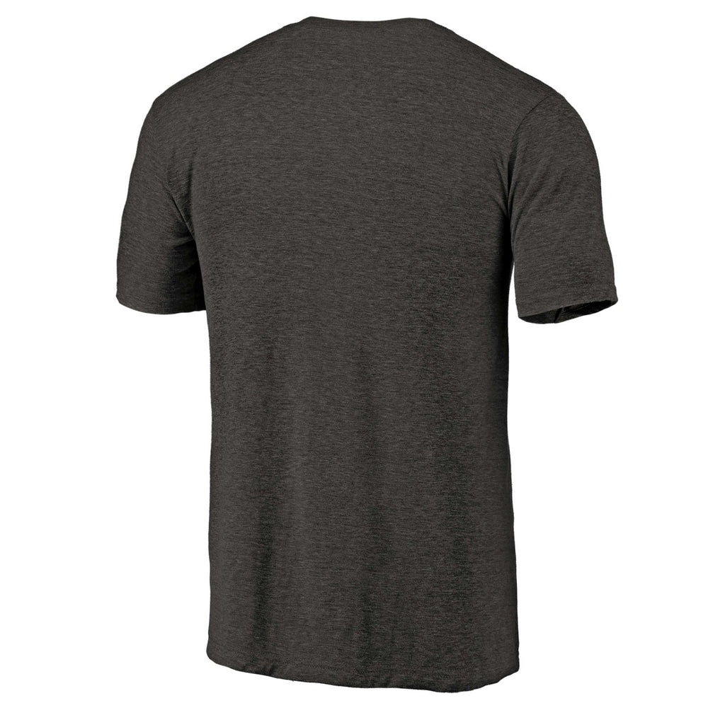 San Antonio Spurs Distressed Team Logo Tri-Blend T-Shirt - Heather Black sale
