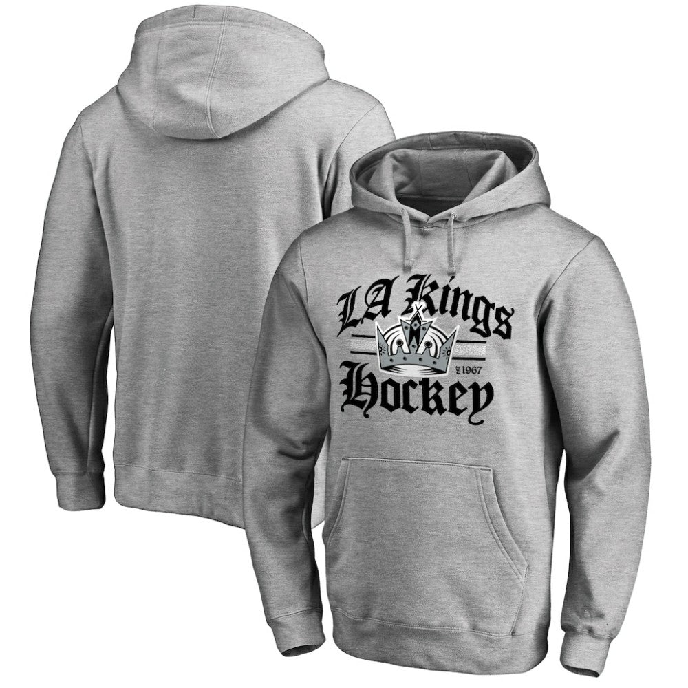 Los Angeles Kings Hometown Collection The Crown Pullover Hoodie Ash