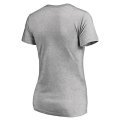 Montreal Canadiens Women's Hometown Collection Go Habs V-Neck T-Shirt ash