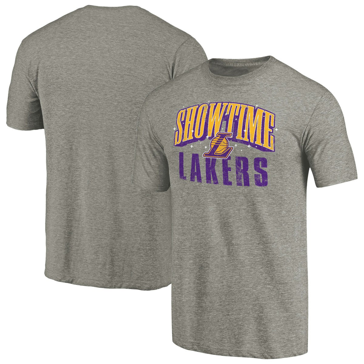 Los Angeles Lakers Hometown Collection Showtime Tri-Blend T-Shirt - Gray outlet