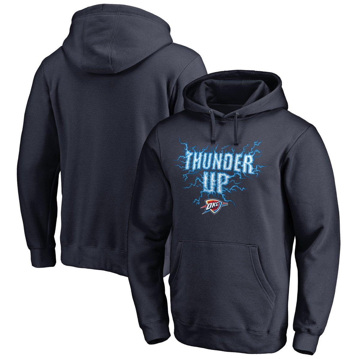 Oklahoma City Thunder Hometown Collection Thunder Up Pullover Hoodie - Navy cheap