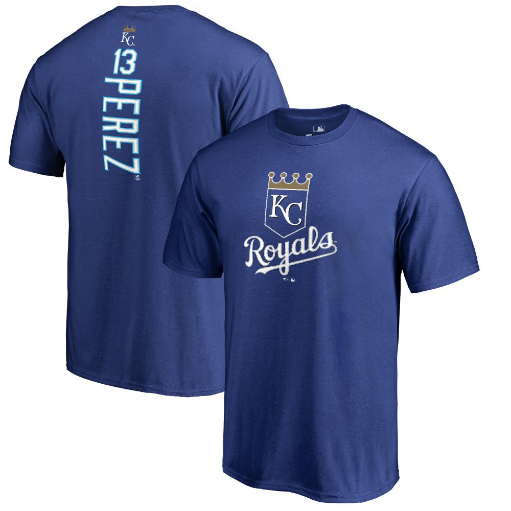 Salvador Perez Kansas City Royals Backer T-Shirt - Royal