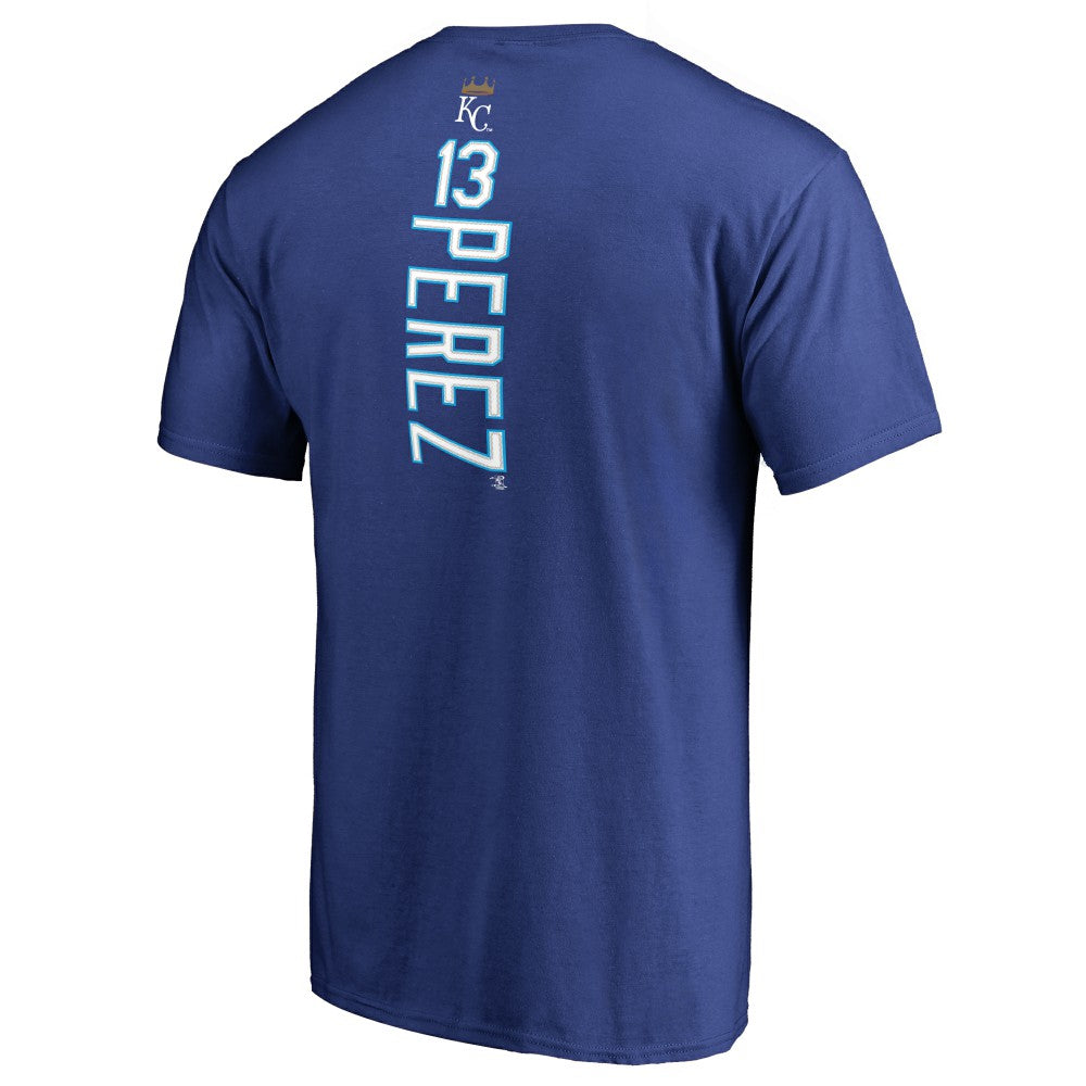 Salvador Perez Kansas City Royals Backer T-Shirt - Royal