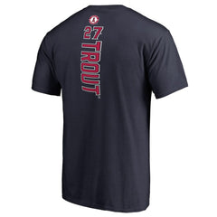 Mike Trout Los Angeles Angels Backer T-Shirt - Navy