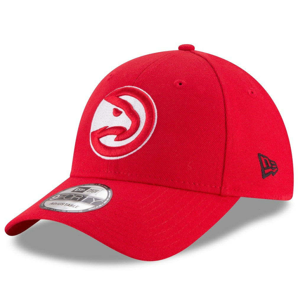 Atlanta Hawks Team Color 9FORTY Adjustable Hat - Red | New Era online