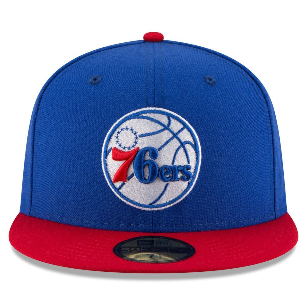 Philadelphia 76ers Team Color 2Tone 59FIFTY Fitted Hat - Royal/Red | New Era online