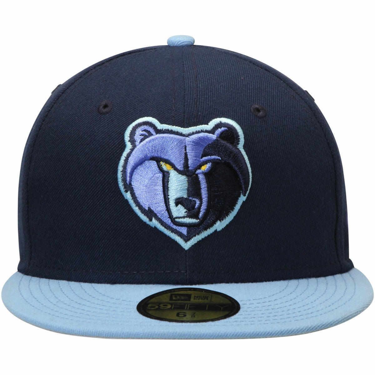 Memphis Grizzlies Team Color 2Tone 59FIFTY Fitted Hat - Navy/Light Blue | New Era cheap