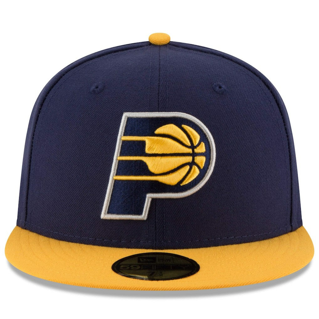 Indiana Pacers Team Color 2Tone 59FIFTY Fitted Hat - Navy/Yellow | New Era online