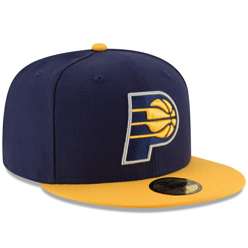 Indiana Pacers Team Color 2Tone 59FIFTY Fitted Hat - Navy/Yellow | New Era online