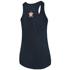 Houston Astros Soft as a Grape Women's Plus Size Swing for the Fences Racerback Tank Top - Navy