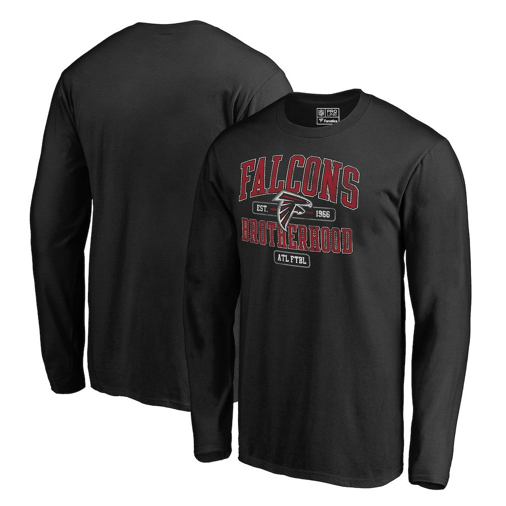 Atlanta Falcons Hometown Brotherhood Collection Guild Long Sleeve T-Shirt - Black cheap