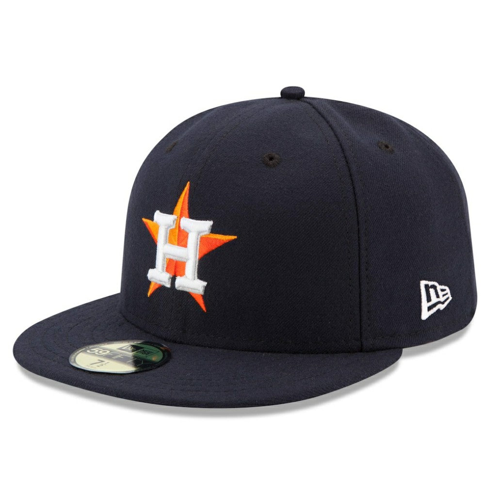 Houston Astros Home Authentic Collection On Field 59FIFTY Performance Fitted Hat - Navy | New Era