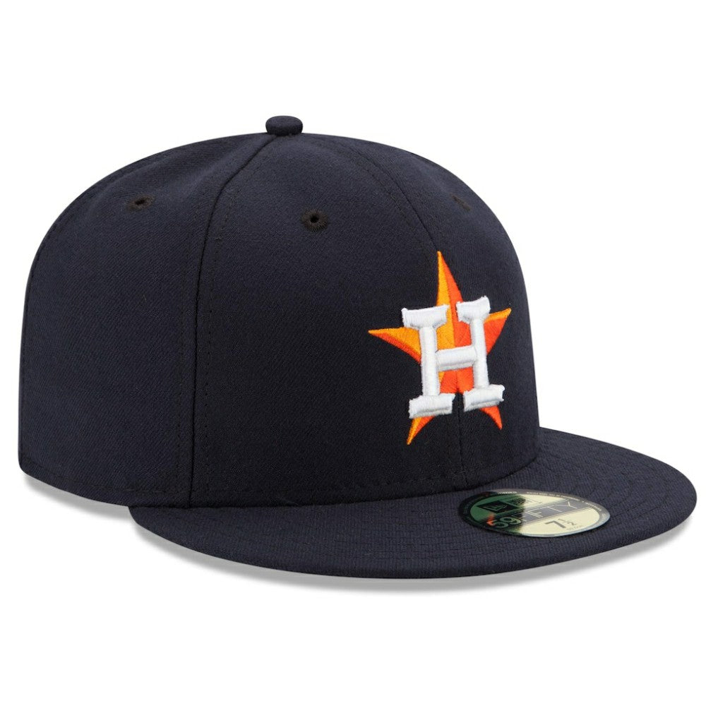 Houston Astros Home Authentic Collection On Field 59FIFTY Performance Fitted Hat - Navy | New Era